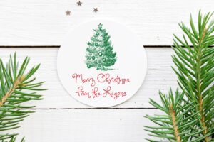 holiday sticker labels set of 25