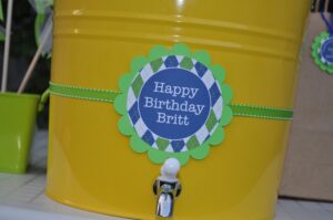 First Birthday Sticker Set