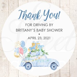Baby Shower Thank You Stickers Set