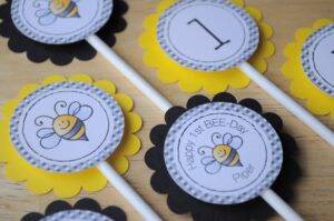 Birthday Favor Sticker Labels Set of 24