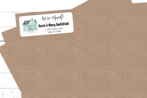 Home Return Address Labels Gift Set