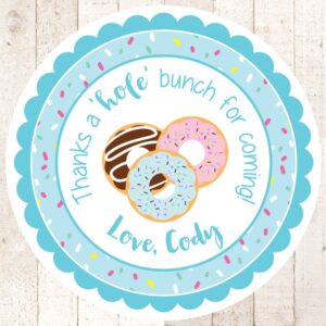 Birthday Donut Sticker Set