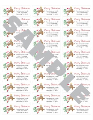 Christmas Address Labels Set