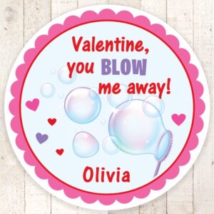 Valentine Treat Bag Stickers Set of 24