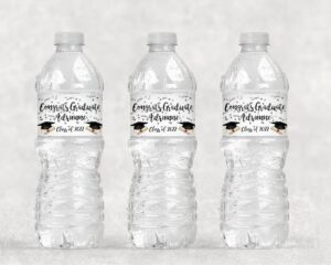 personalized water bottle labels set