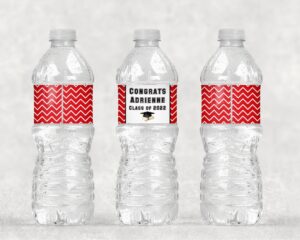 Personalized Water Bottle Decorations Set