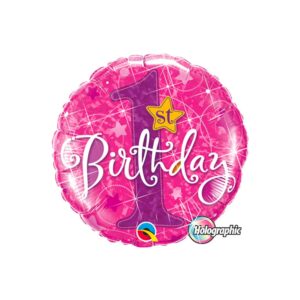 First Birthday Foil Balloon