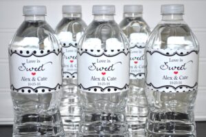 Water Bottle Decorative Labels Set of 10