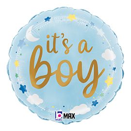 Baby Shower Foil Balloon for Boys