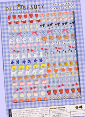nail art decals floral design