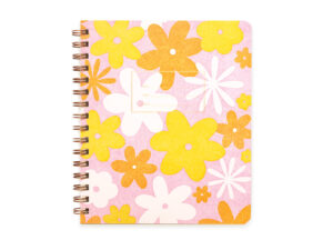 Standard Notebook with Floral Design