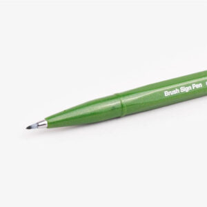 Olive Green Brush Tip Pen