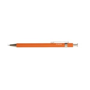 compact ballpoint pen orange