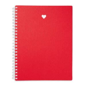 Pink Heart Lined Notebook