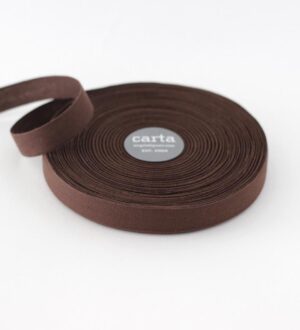 brown woven cotton ribbon