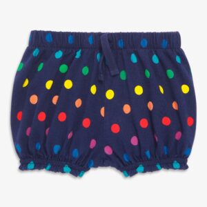 Baby bloomer in rainbow dot