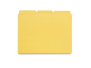 document folders yellow
