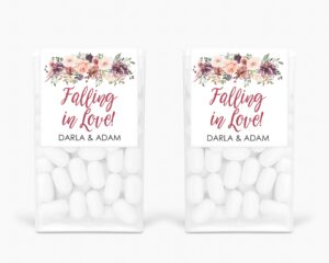 Wedding Favor Mint Labels Set of 24