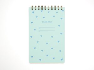 Blue Hearts Planner Pad