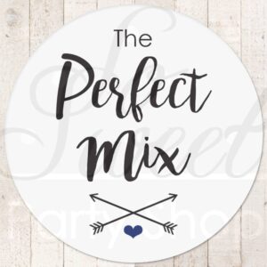 wedding favor treat bag stickers set of 24